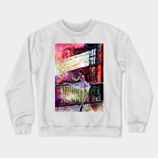 Ballerina dancing Crewneck Sweatshirt